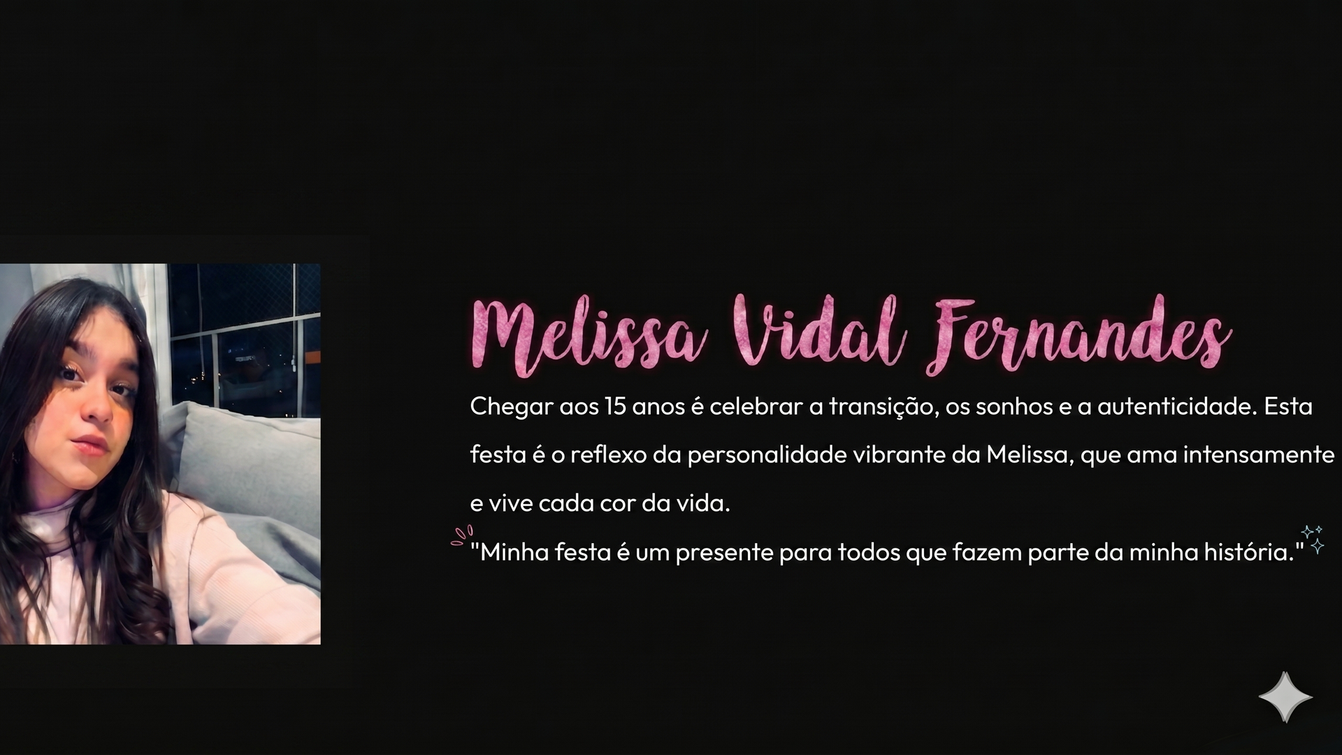 XV Mel Fernandes — 16/07/2026 — Wedy